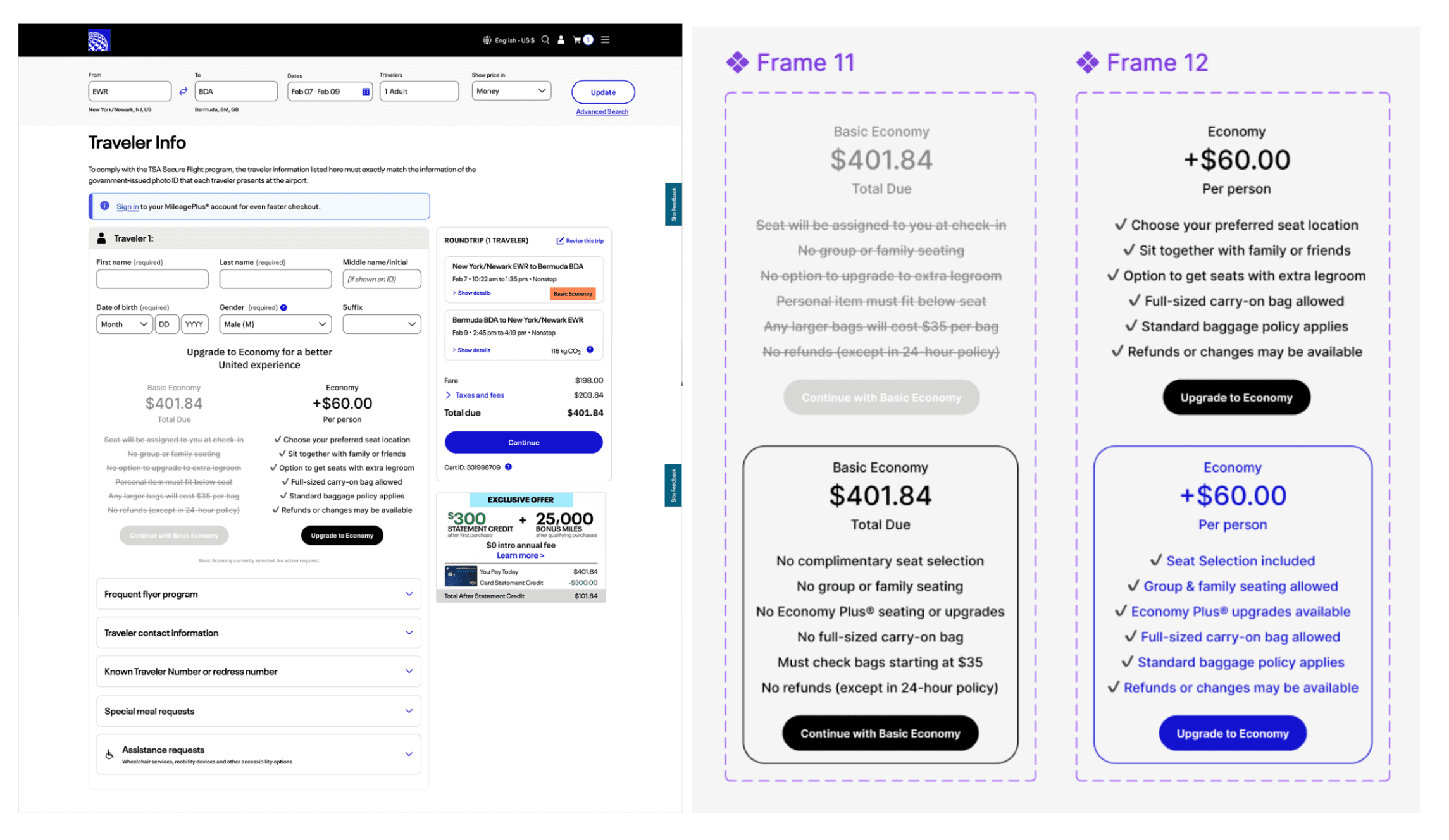 United Airlines Revisions Based on Feedback